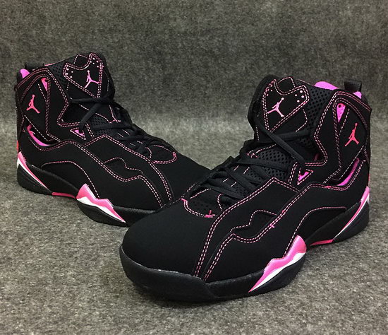 Womens Air Jordan Retro 7 Black Pink Line Coupon Code
